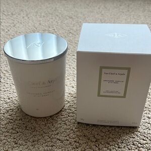 Van Cleef & Arpels White Candle with Silver Lid